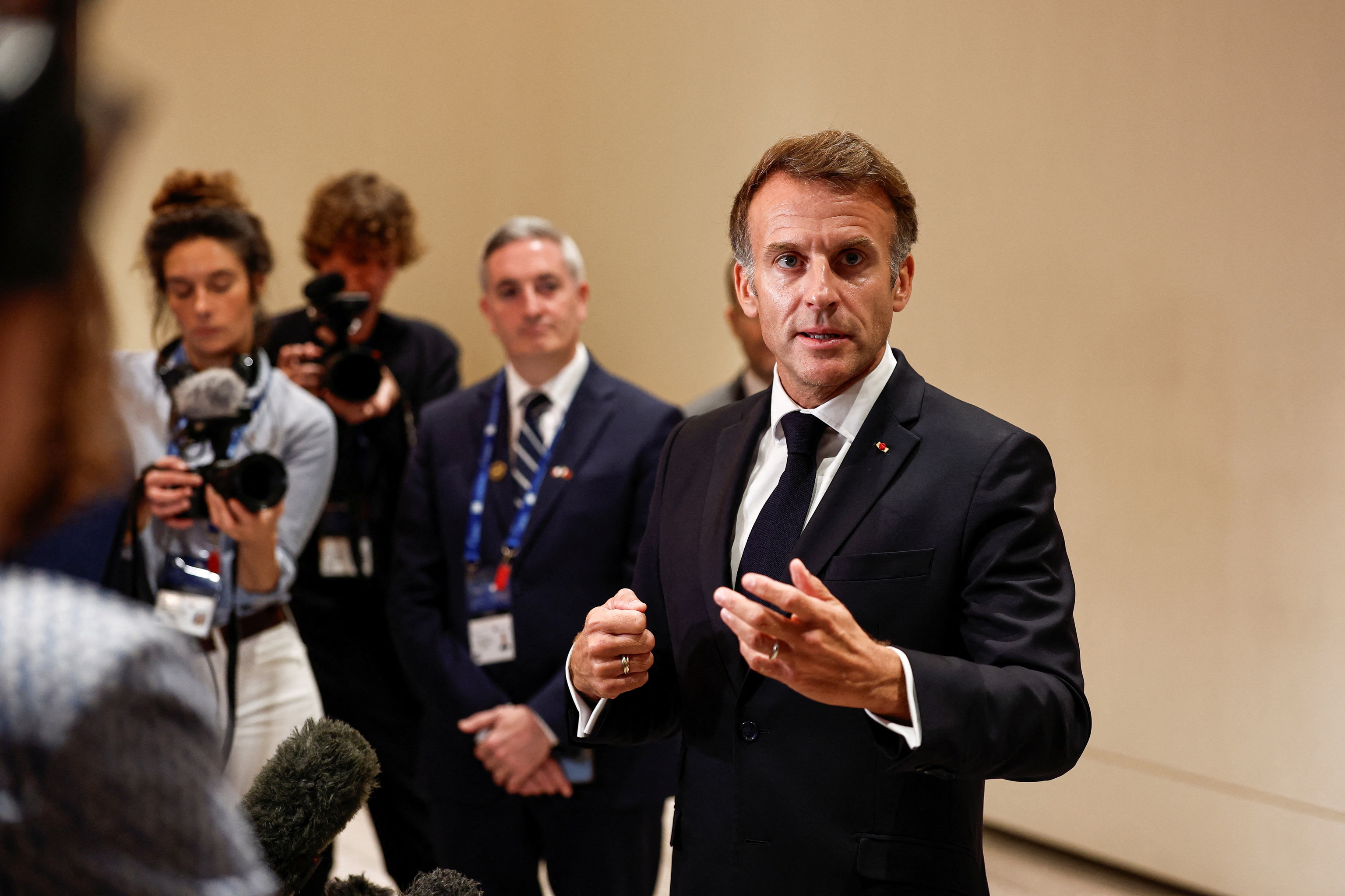 El presidente francés, Emmanuel Macron.