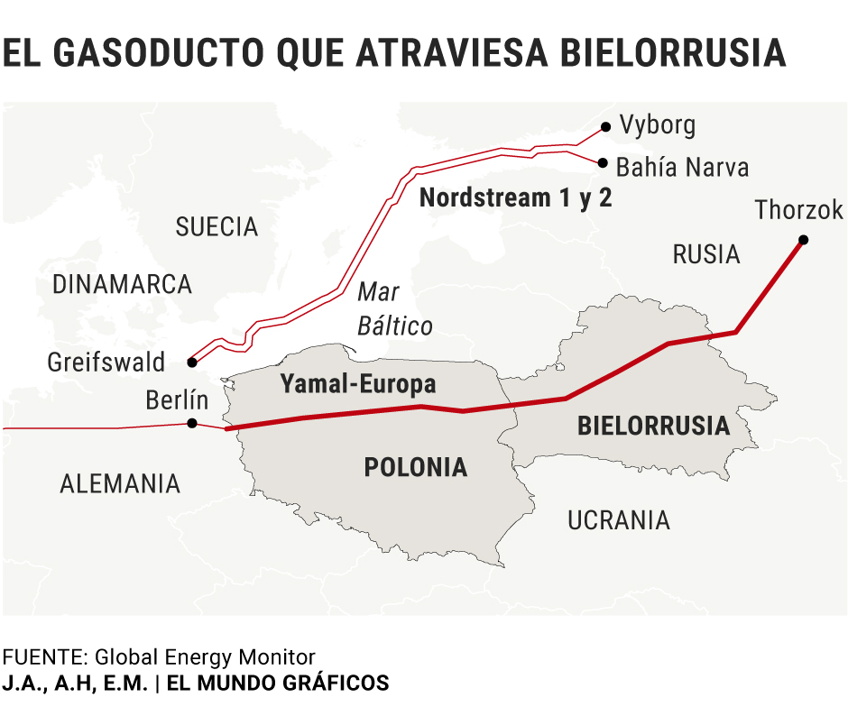 Lukashenko amenaza con cortar el gas a Europa si hay nuevas sanciones ...