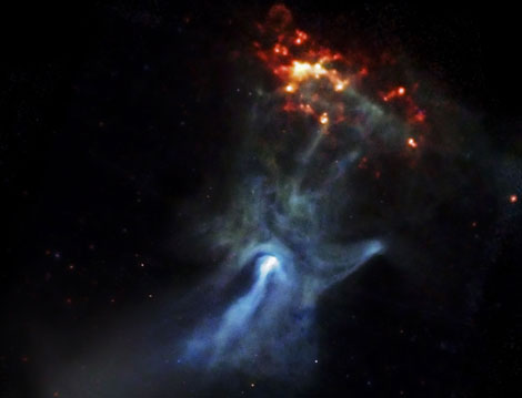 Una nebulosa con forma de mano gigante | Ciencia | elmundo.es